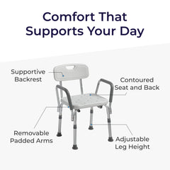 Drive Medical aluminum leg with rubber foot illustrating enhanced traction
