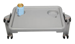 Drive Medical close-up of cup holders highlighting spill reduction and stability