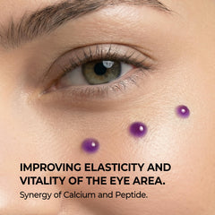 Dr.Melaxin tube detail with applicator tip for precise under-eye delivery