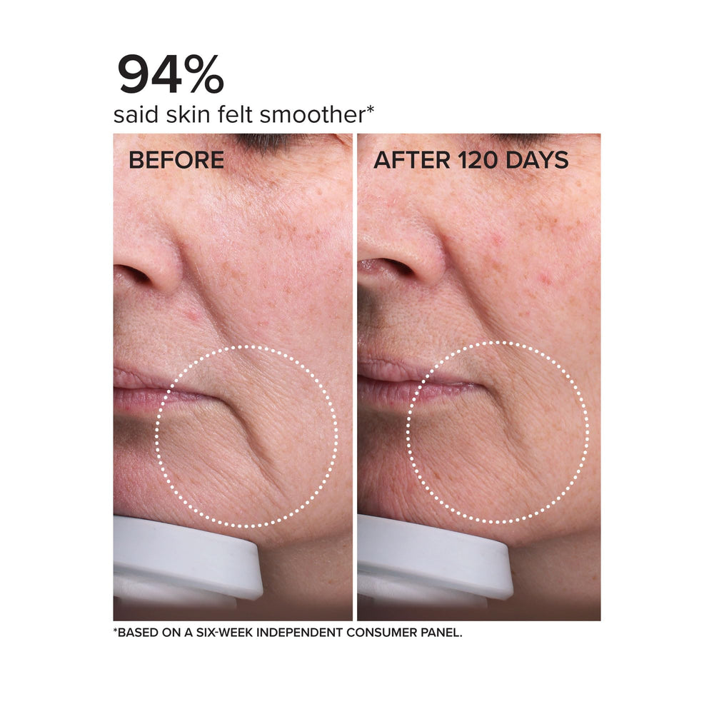 DRMTLGY peptide complex close-up emphasizing firmness benefit