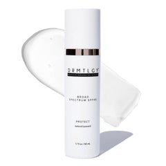 DRMTLGY front packaging showing SPF 45 for clear protection