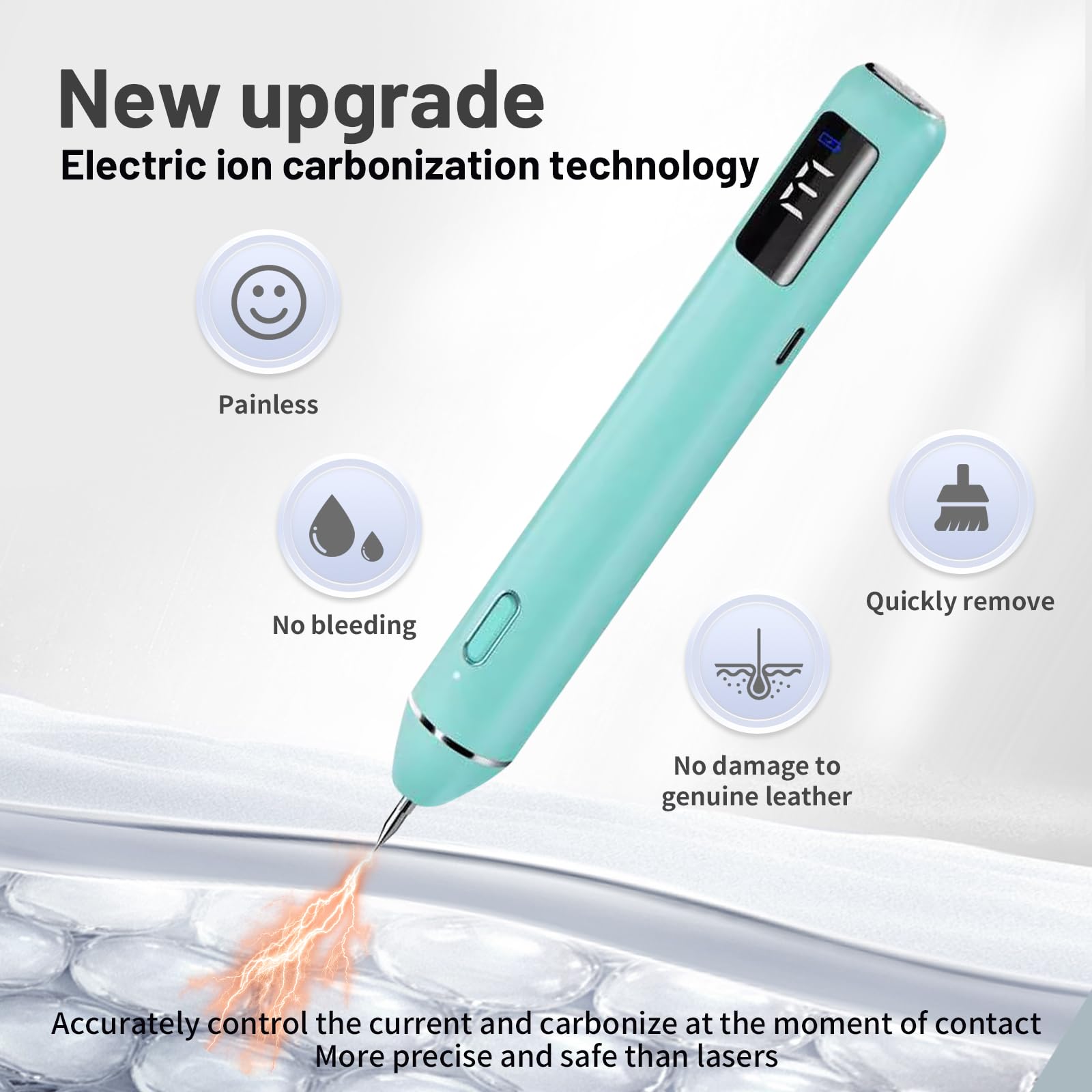 Droqivo precision tip close-up highlighting focused contact for accuracy