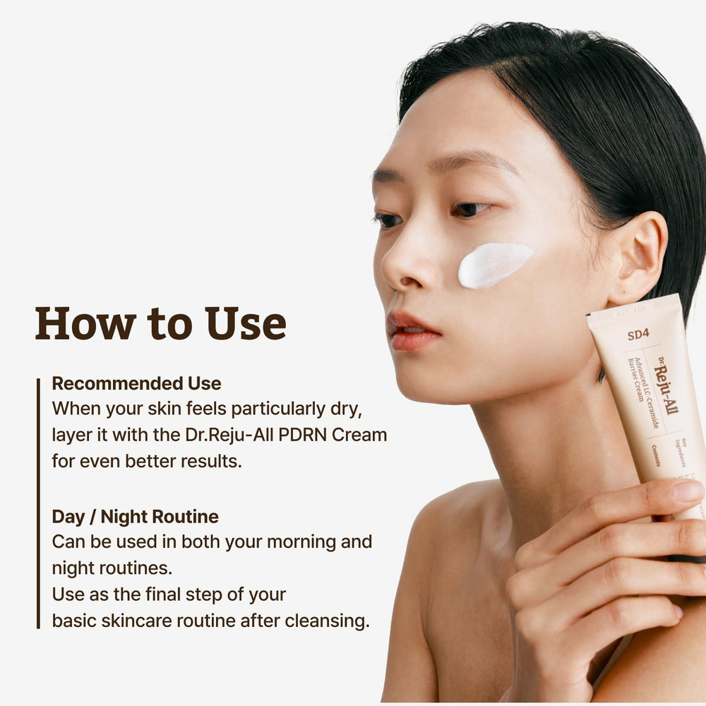 Side-by-side skin texture comparison with Dr.Reju-All use, shows smoother, more even surface