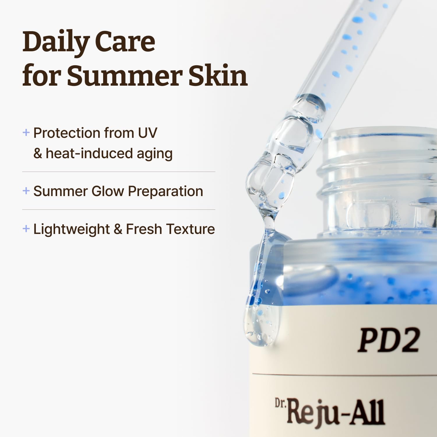 Dr.Reju-All bottle beside everyday items showing 1.01 fl oz scale