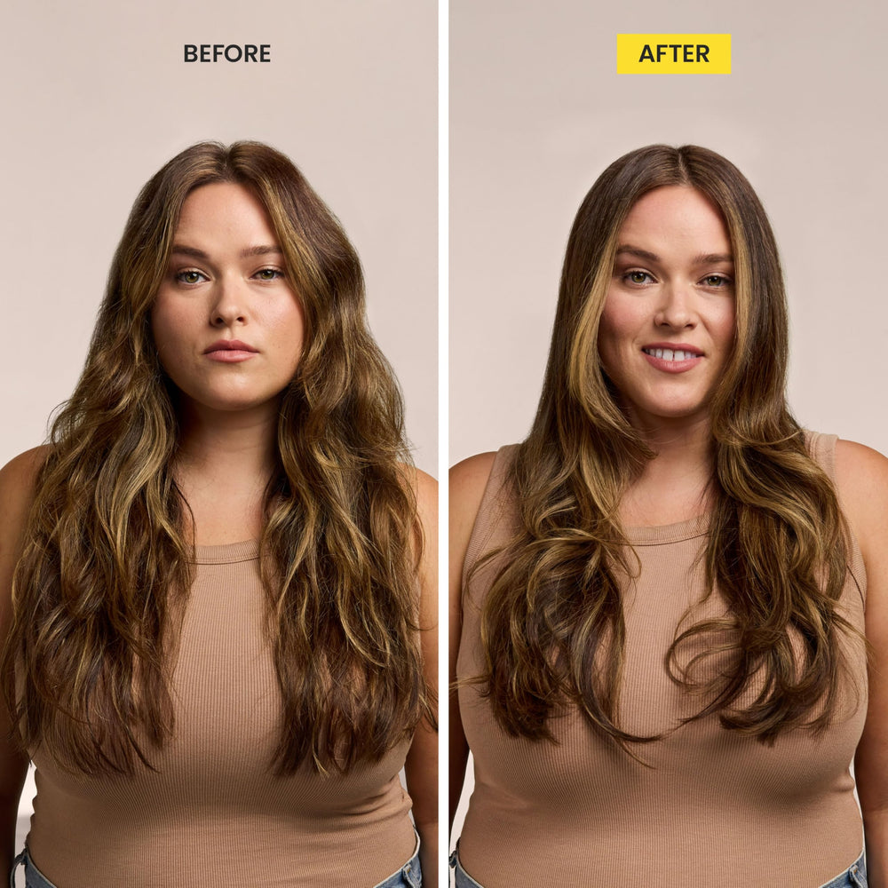 Drybar Prep Rally spray nozzle detail demonstrating an even mist application benefit