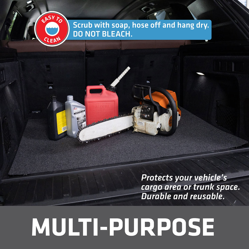 Drymate XL in garage under workbench demonstrating easy cleanup benefit