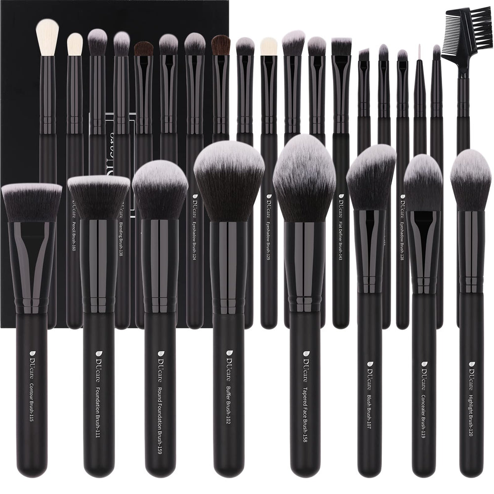 DUcare front packaging showing complete 27-piece set and recyclable box benefit