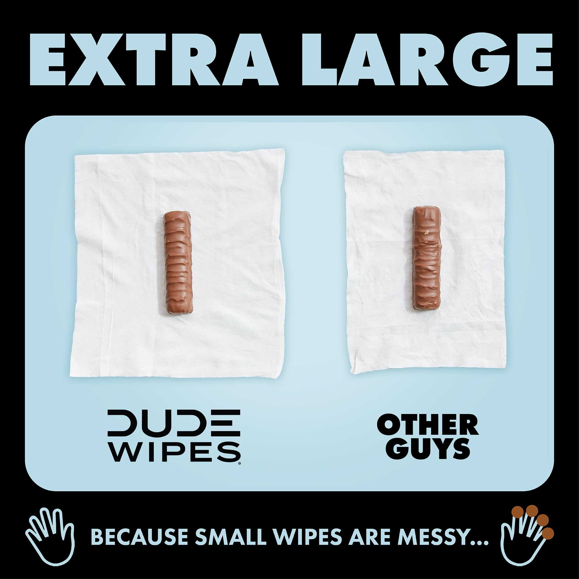 Bottle of witch hazel beside DUDE Wipes highlighting 25% witch hazel soothing blend