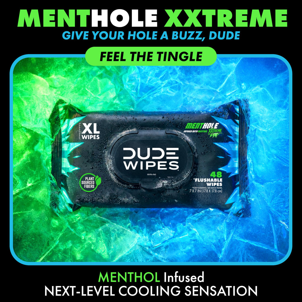 DUDE Wipes close-up texture of wipe highlighting soft plant-based fibers