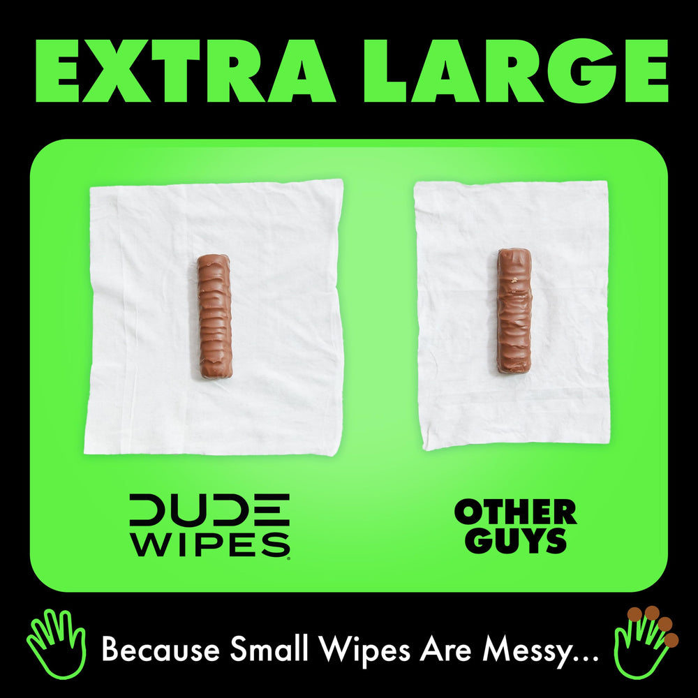 DUDE Wipes placed on bathroom counter for everyday freshening after use