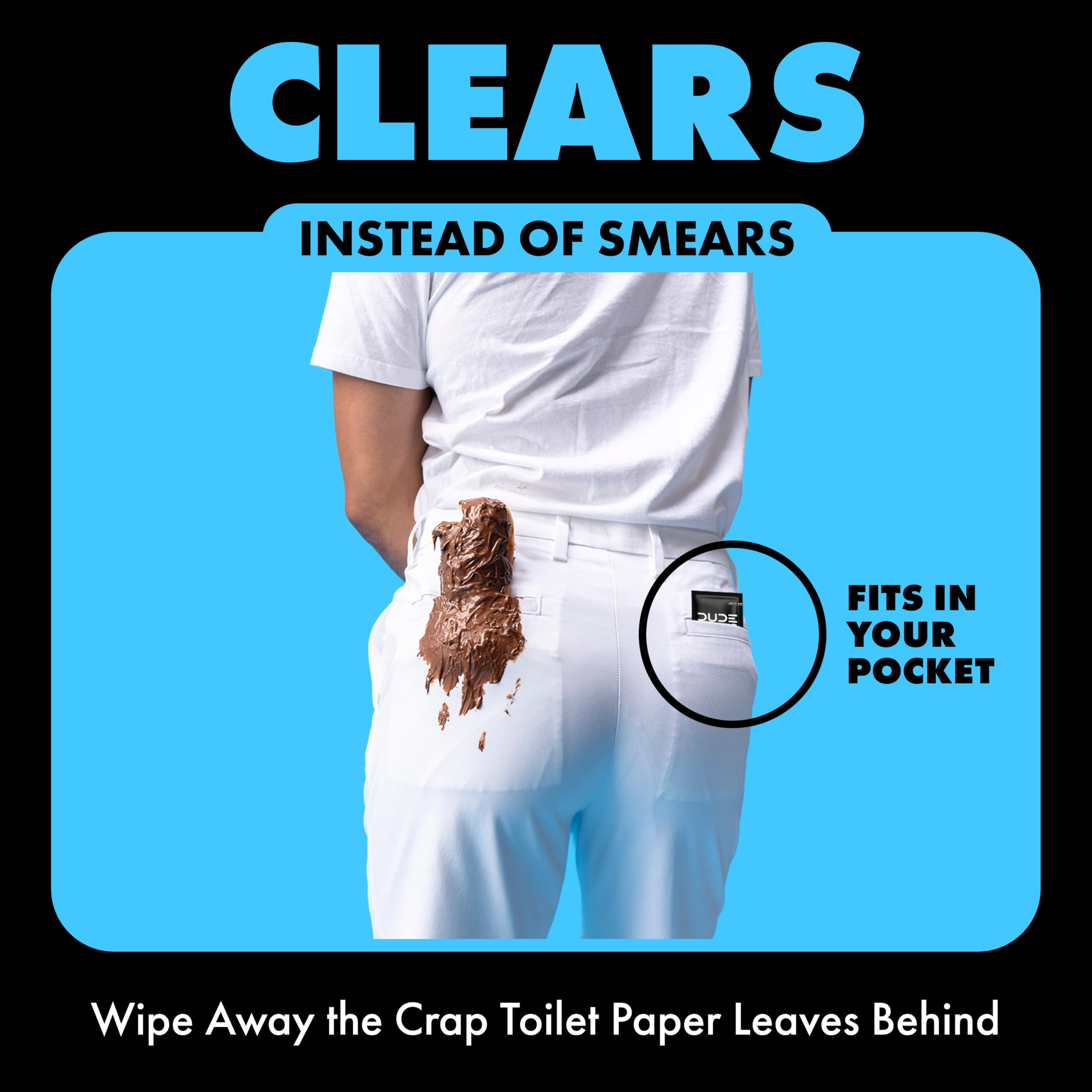 DUDE Wipes used at a campsite offering fresh hygiene outdoors