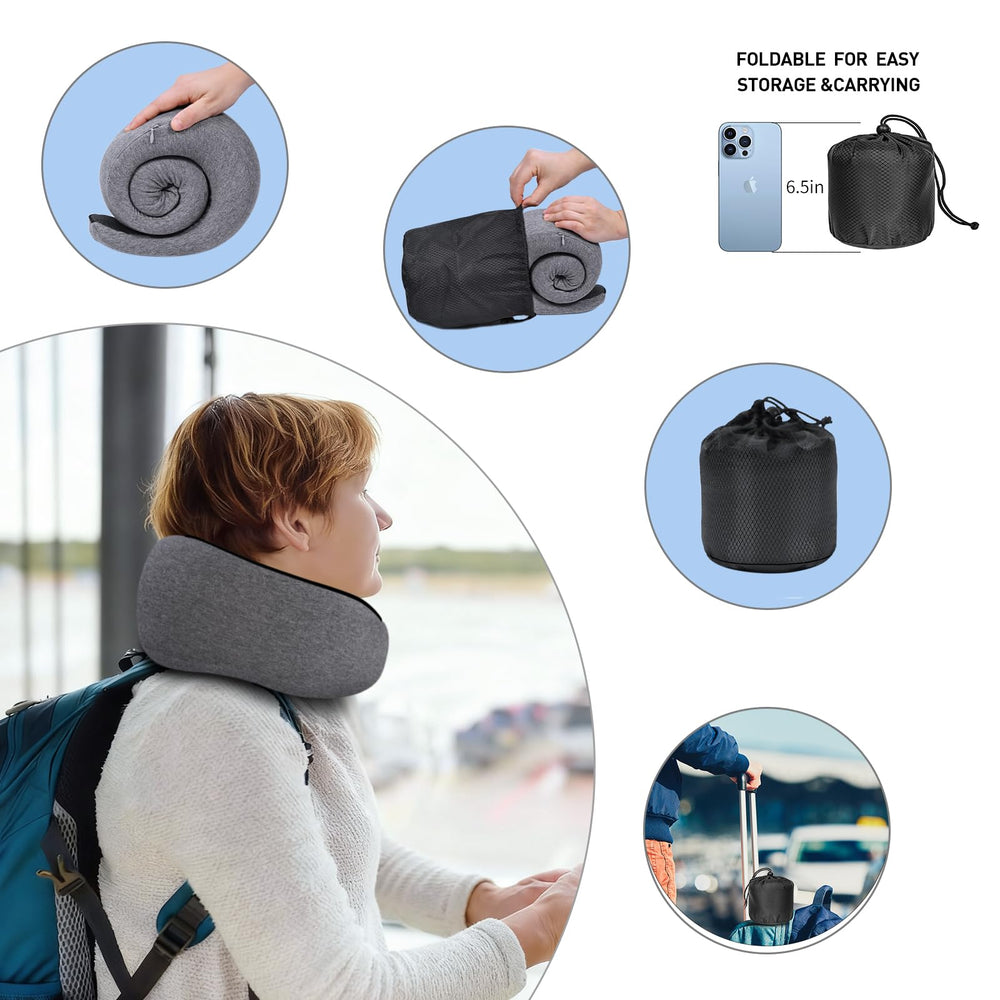 Dujuanus carry bag clipped to suitcase showing compact portability and travel convenience