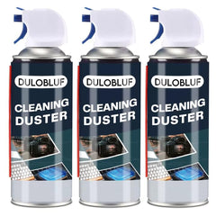 dulobluf front packaging showing compact can and safety catch for precise cleaning