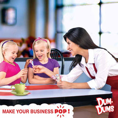 Dum Dums in use at trick-or-treat event enabling quick hygienic distribution