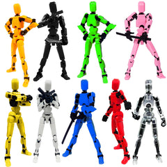 Dumwick Titan 13 front packaging showing assembled figures and set benefit of instant display