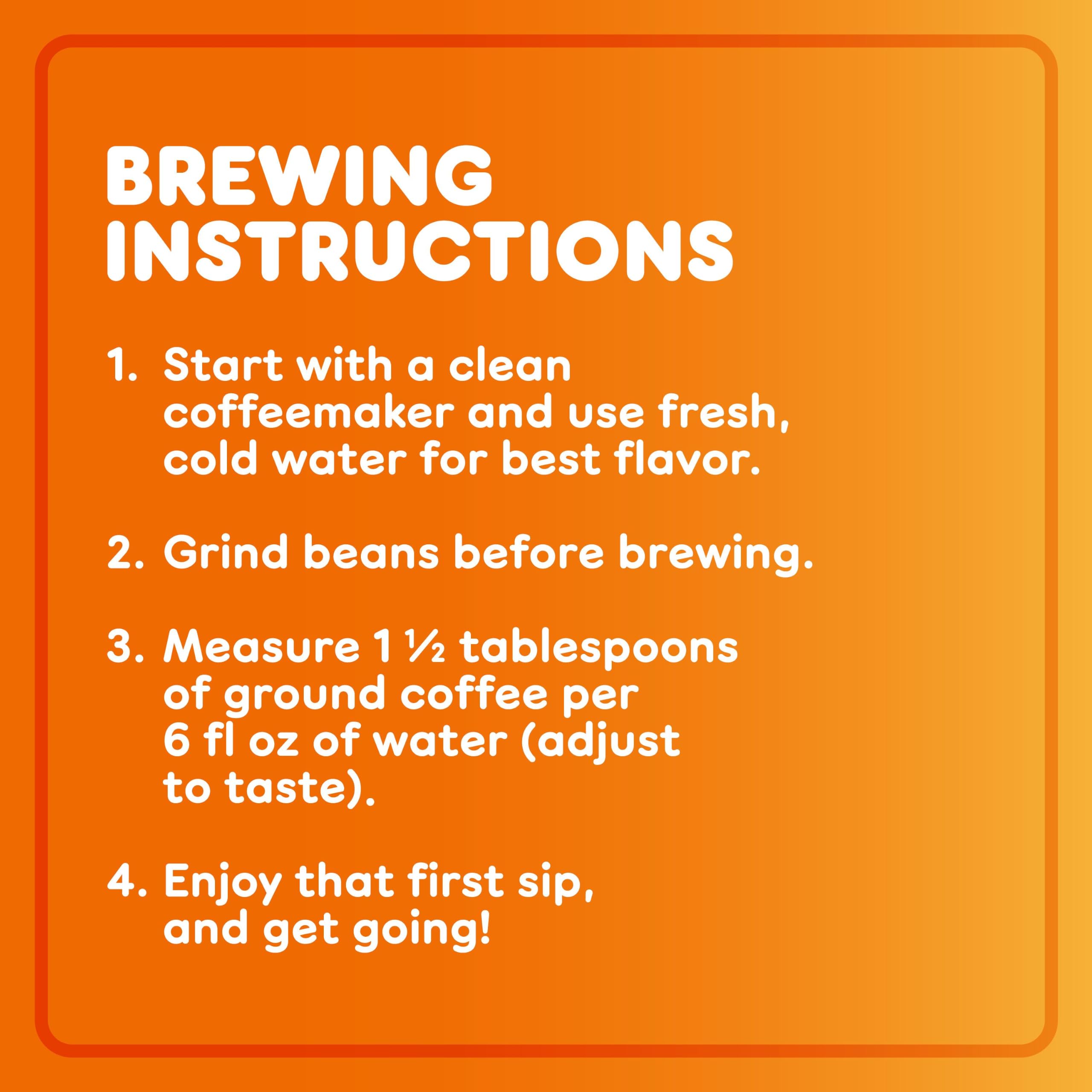 Dunkin' beans poured into grinder showing control over grind size