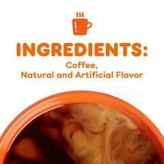 Dunkin' spread of multiple pods on counter illustrating a 60-count supply benefit