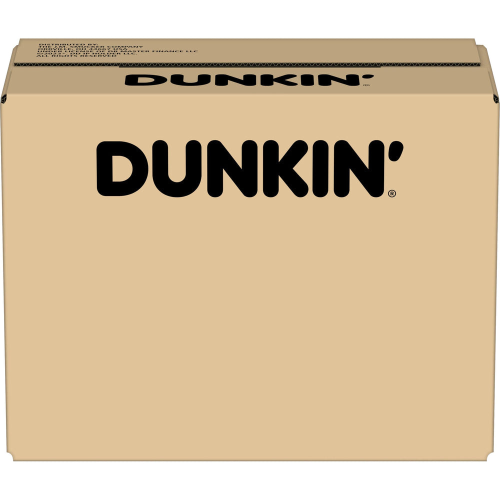 Dunkin' six-pack stacked to show value and pantry storage readiness