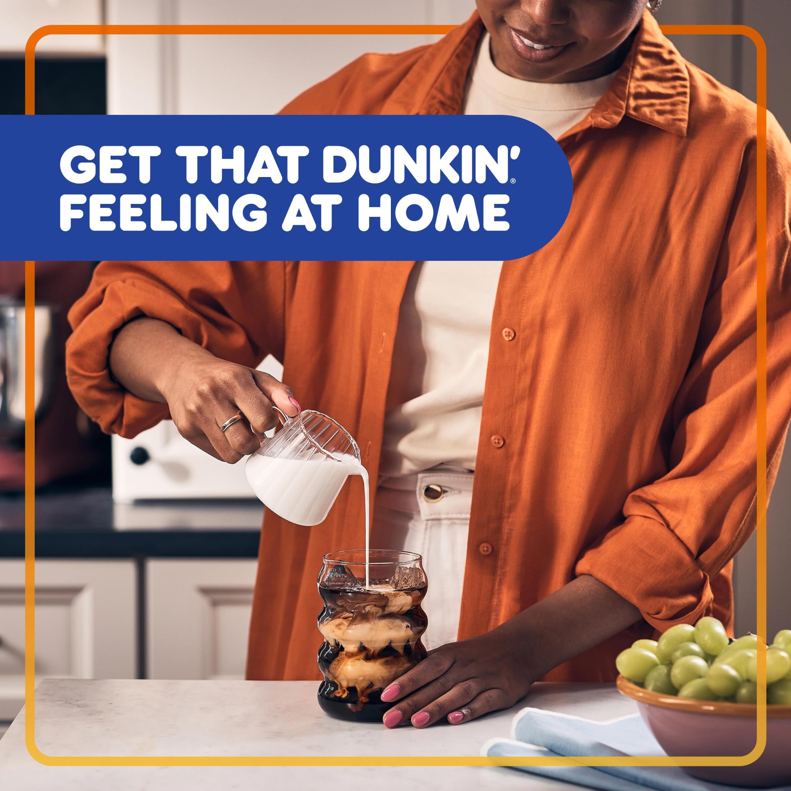 Dunkin' in a morning kitchen lifestyle shot boosting everyday convenience