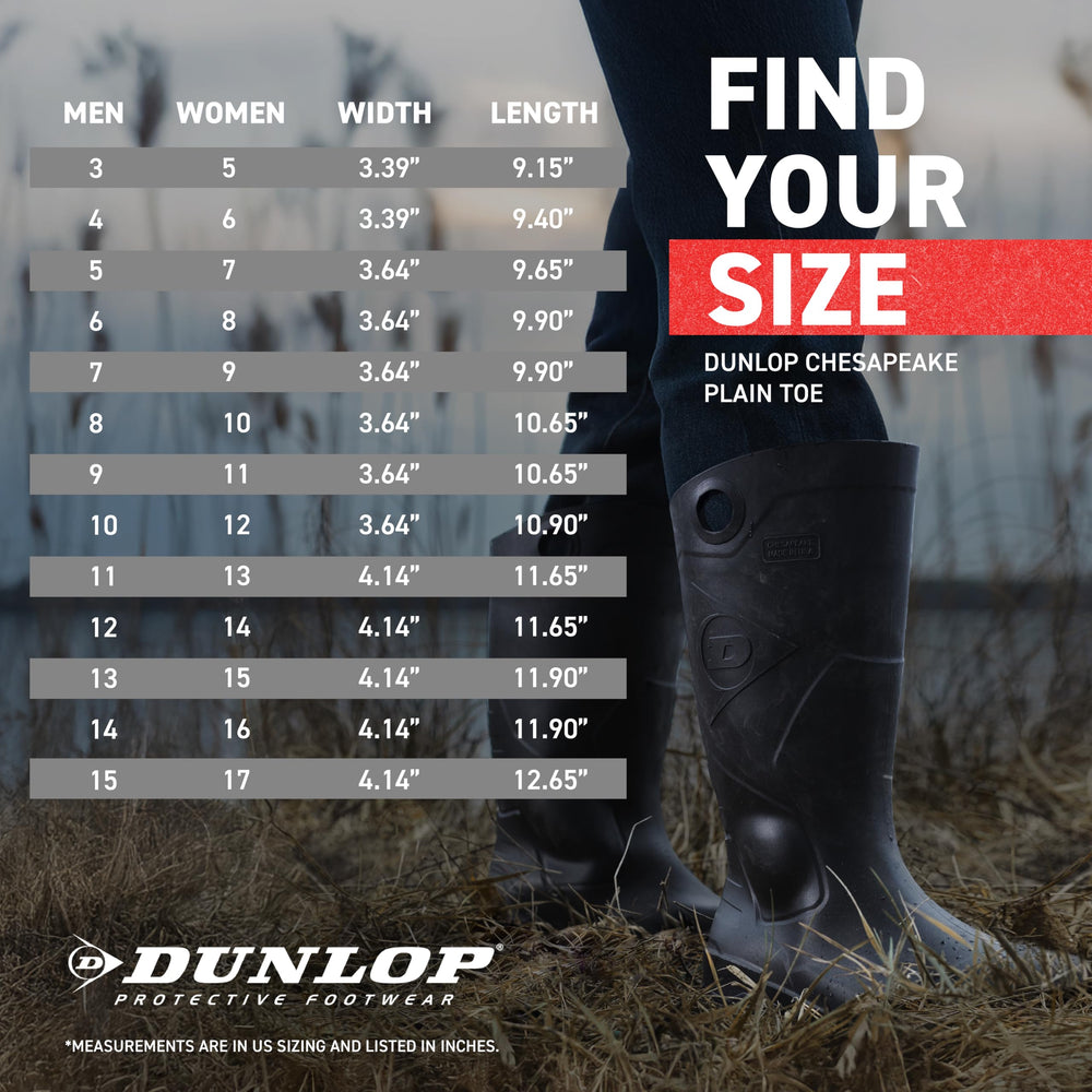 DUNLOP close-up of outsole tread for improved slip-resistant traction