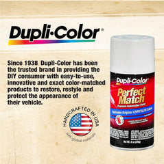 Dupli-Color applied on dashboard detail delivering consistent color match