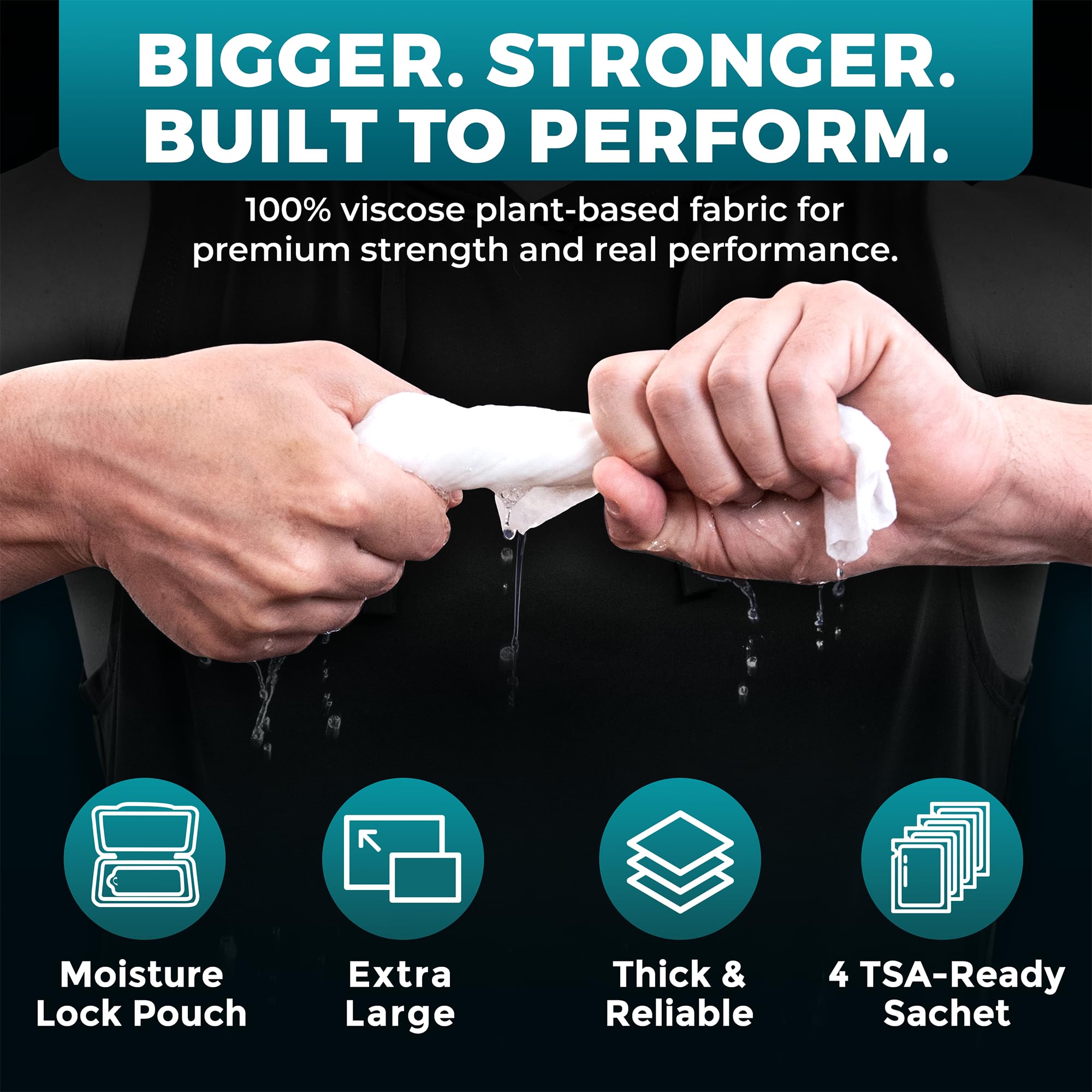Dura Cleanse individually wrapped single for pocket-ready portability