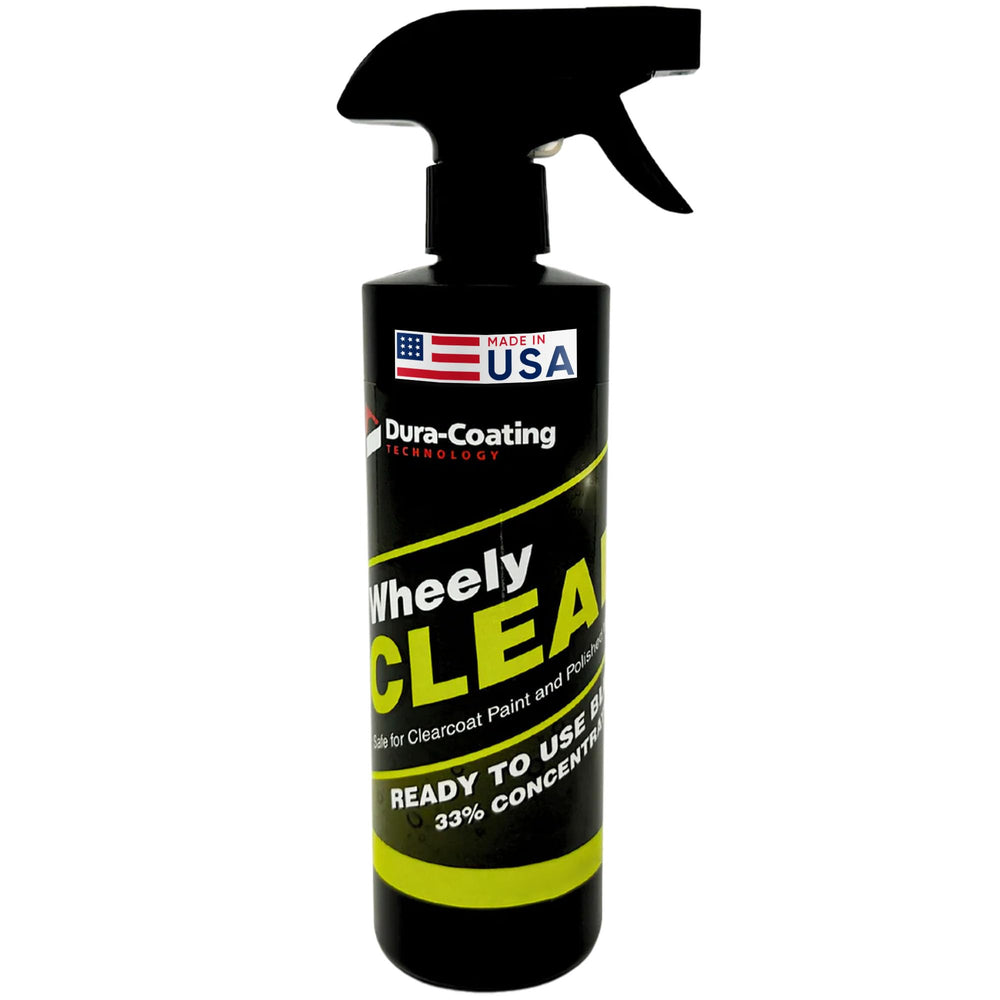 DURA-COATING TECHNOLOGY Wheely Clean bottle front label showing product name and size