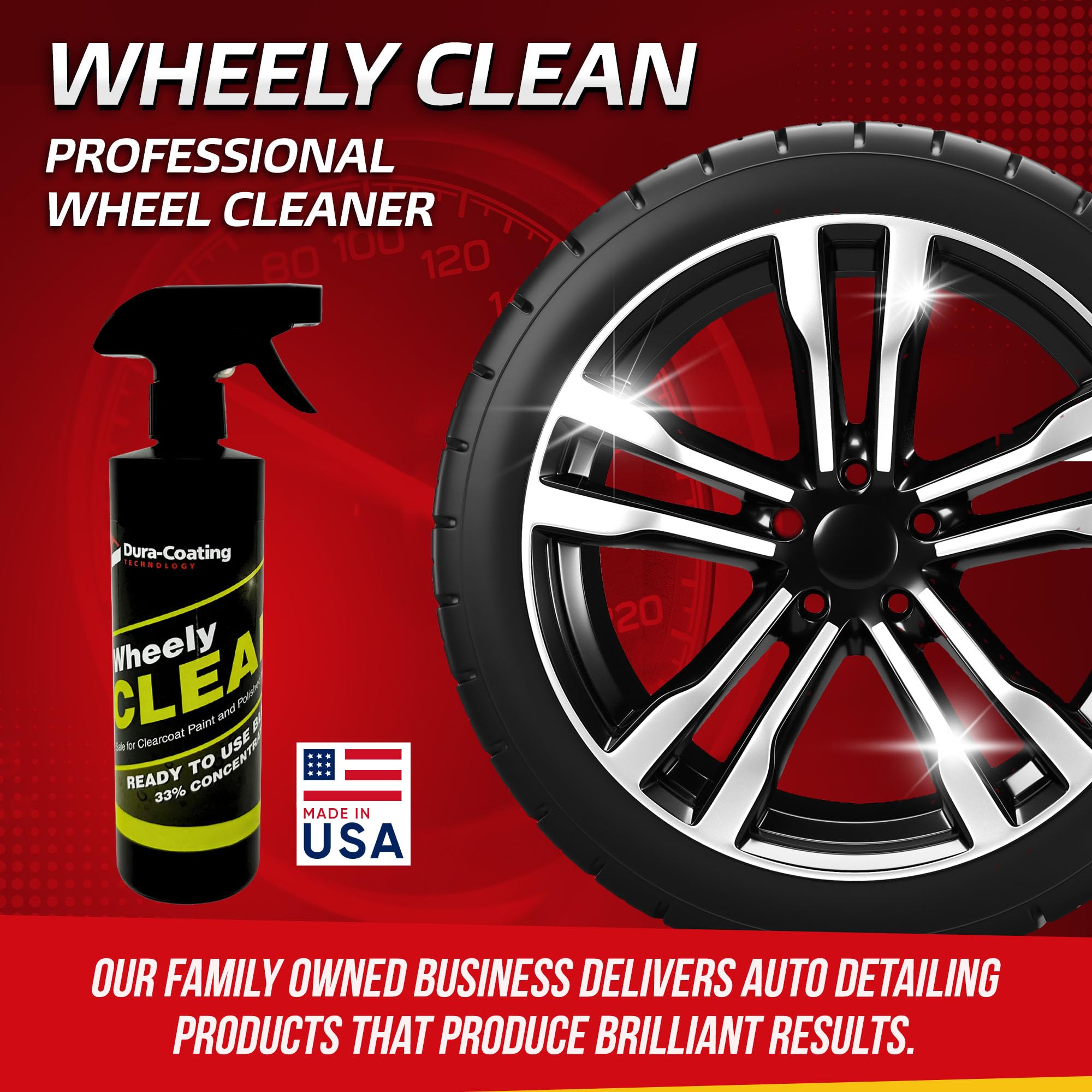 DURA-COATING TECHNOLOGY Wheely Clean spray action misting wheel for fast cleaning