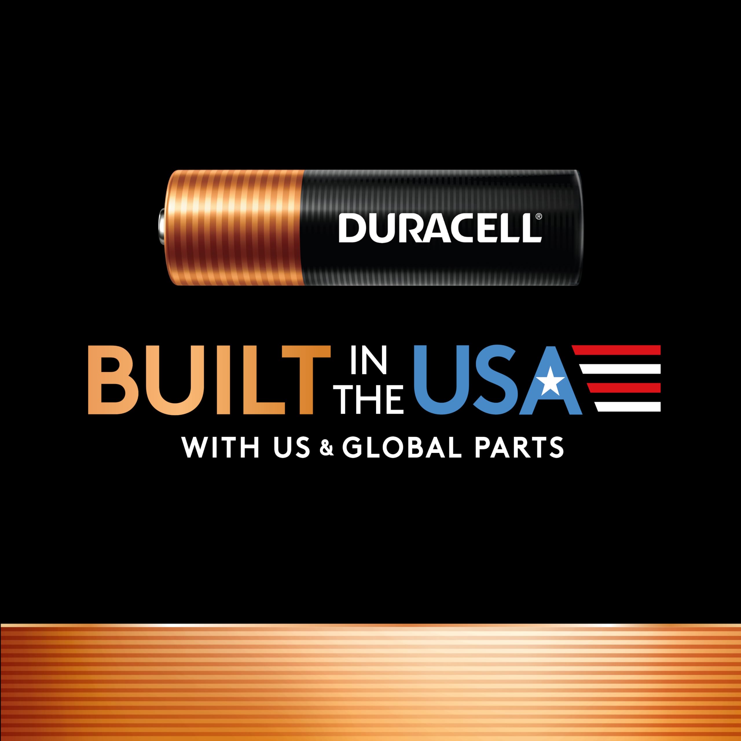 Duracell AAA cell side view showing durable casing and reliable performance