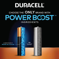 Duracell reclosable pack open with separated compartments for quick access