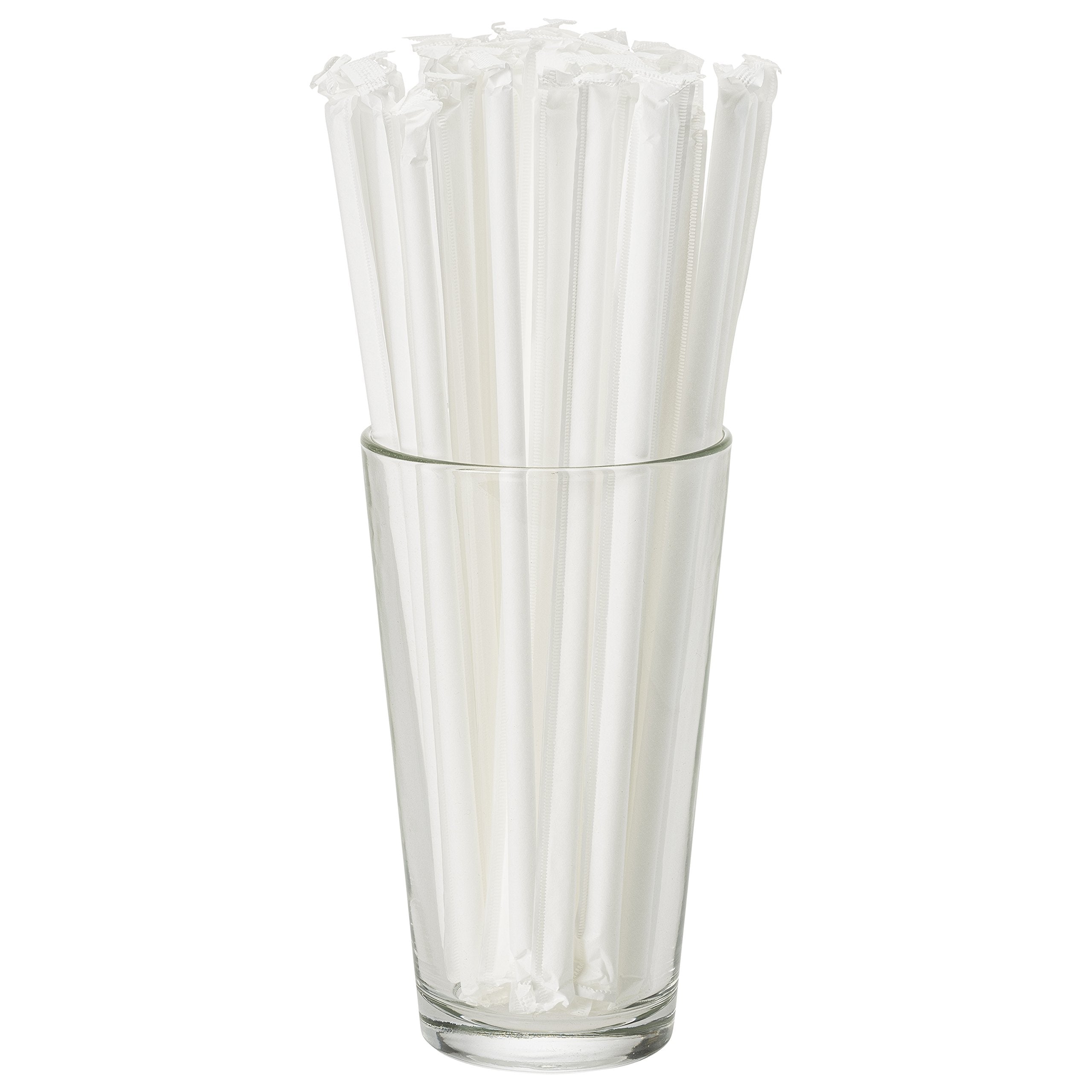 DuraHome individually wrapped straw sleeve showing sanitary protection benefit