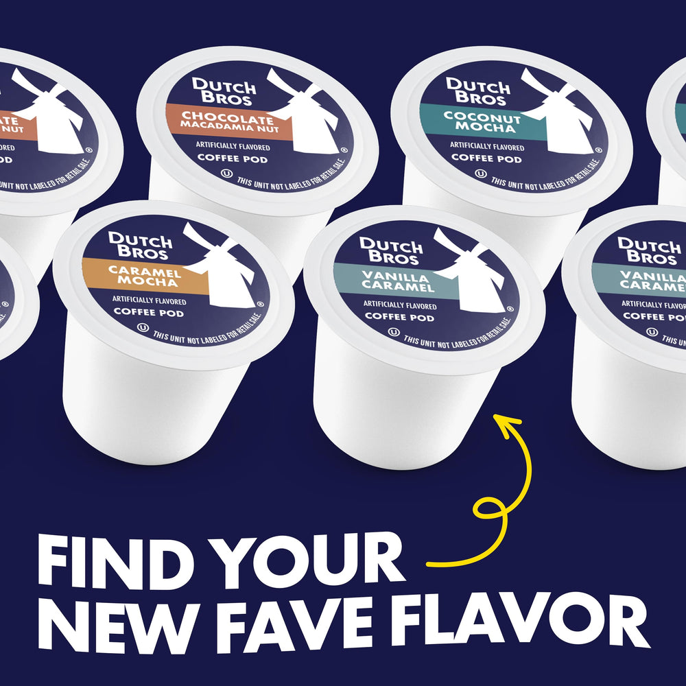 Dutch Bros Mafia with creamer bottle demonstrating smooth pairing options