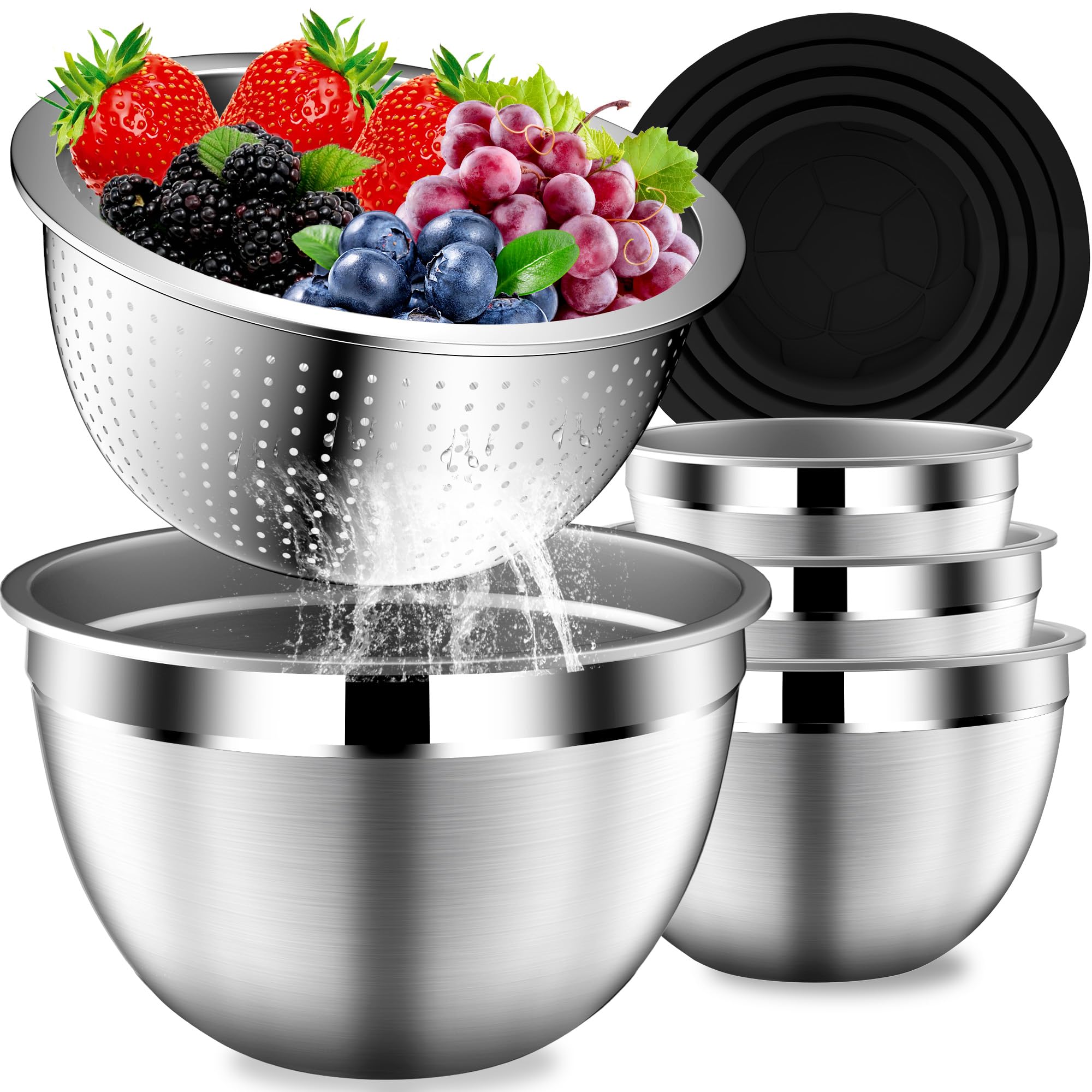 DUTZUN front view showing bowls with lids, organized storage benefit