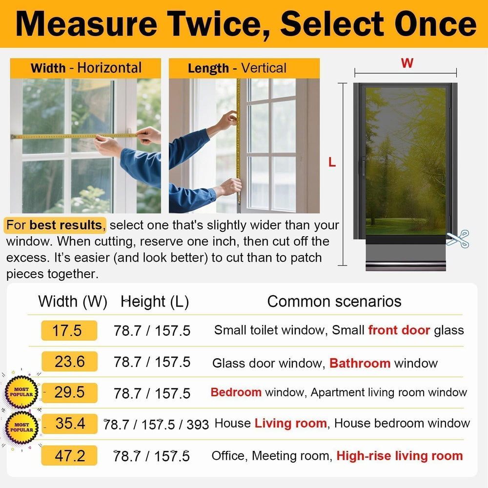 Dwersty size and scale against standard window to show 23.6x78.74 dimensions