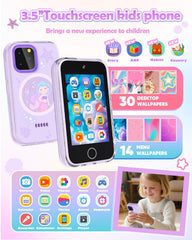 Dylanto 3.5-inch touchscreen close-up displaying clear icons for easier learning