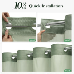Dynamene top sheer mesh window detail that admits light and improves ventilation