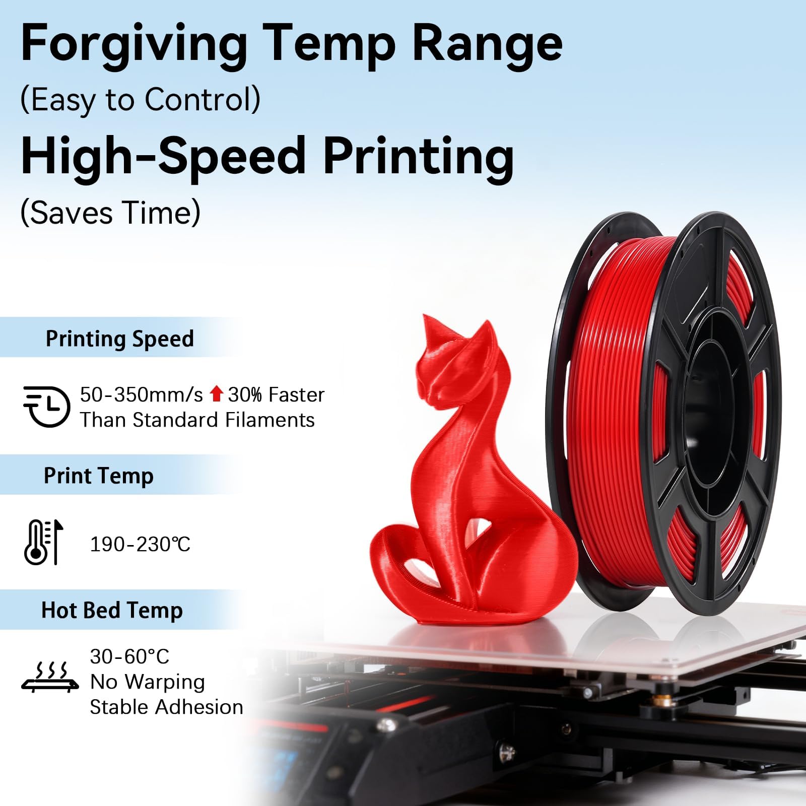 Dynta spool next to ruler showing 53mm inner bore and small footprint for compatibility check