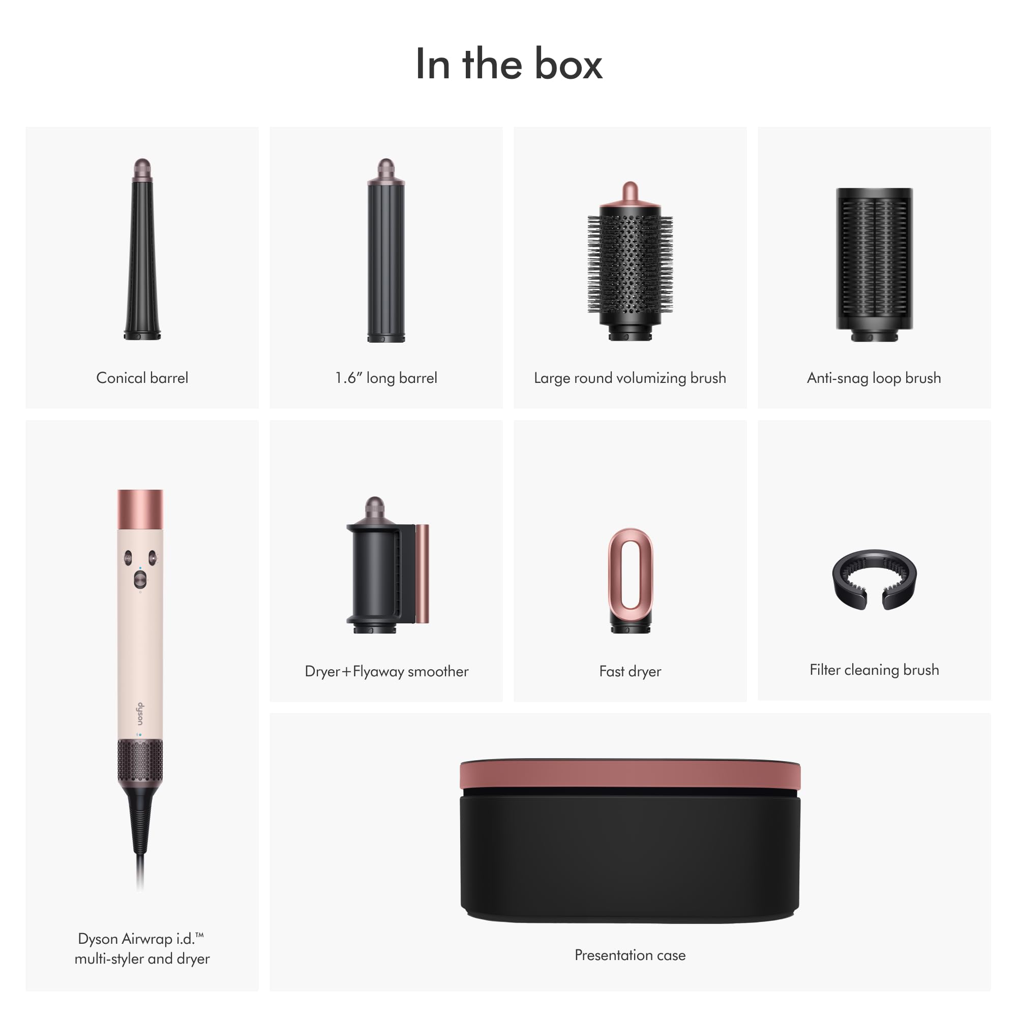 Dyson Airwrap i.d. styling on long hair creating consistent curls quickly
