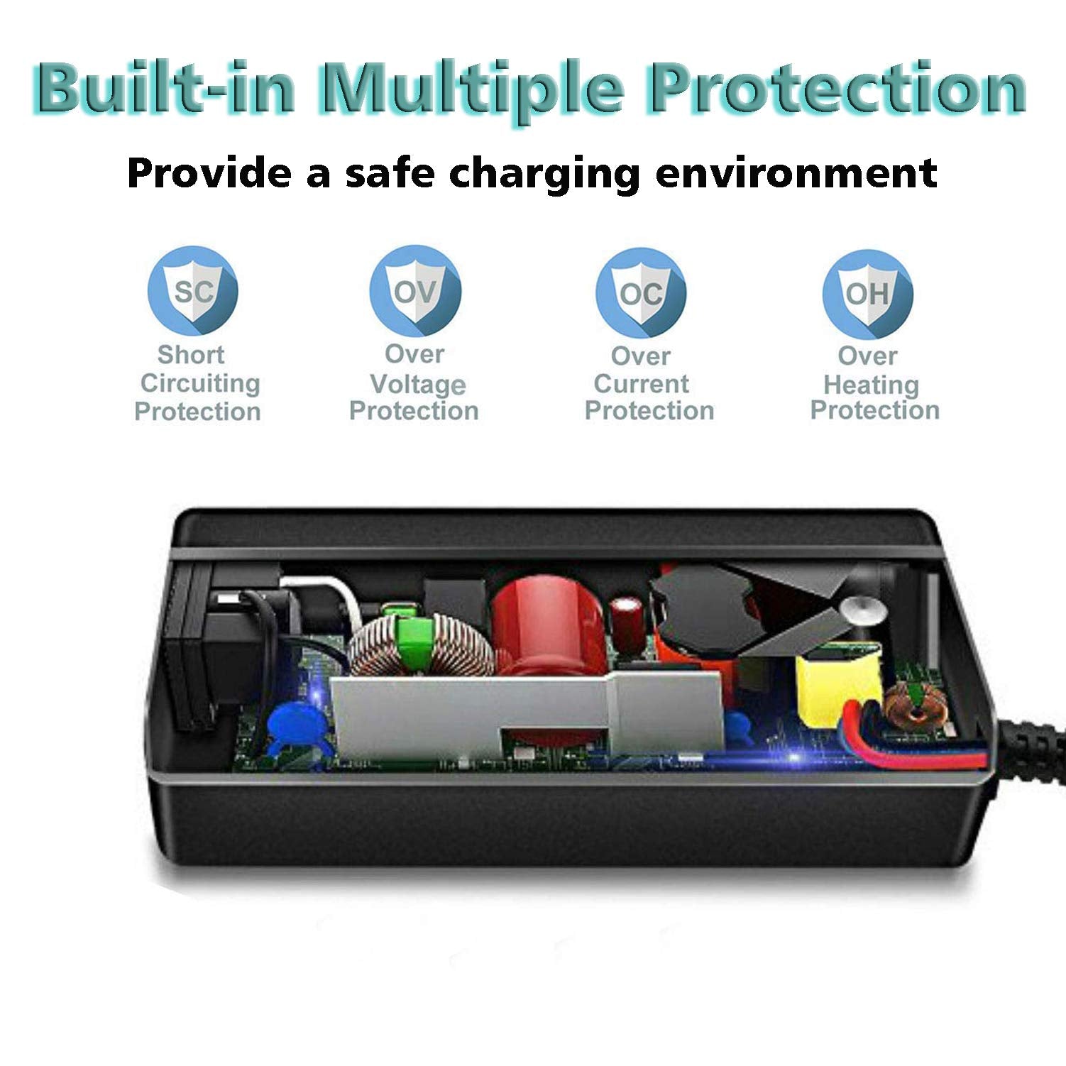 E ERSY charger connected to Dell Inspiron laptop for reliable charging benefit