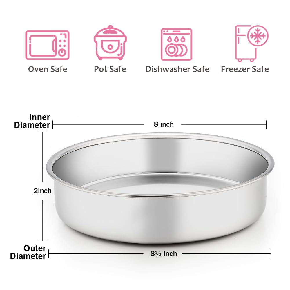 E-far mirror finish close-up highlighting smooth surface for easy cake release