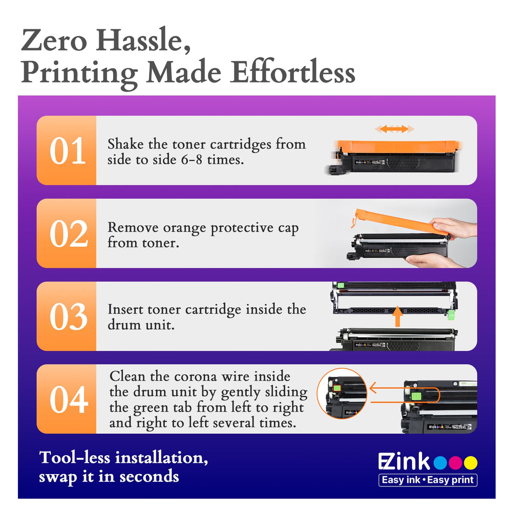E-Z Ink TN229XL in an office setup reducing downtime and costs