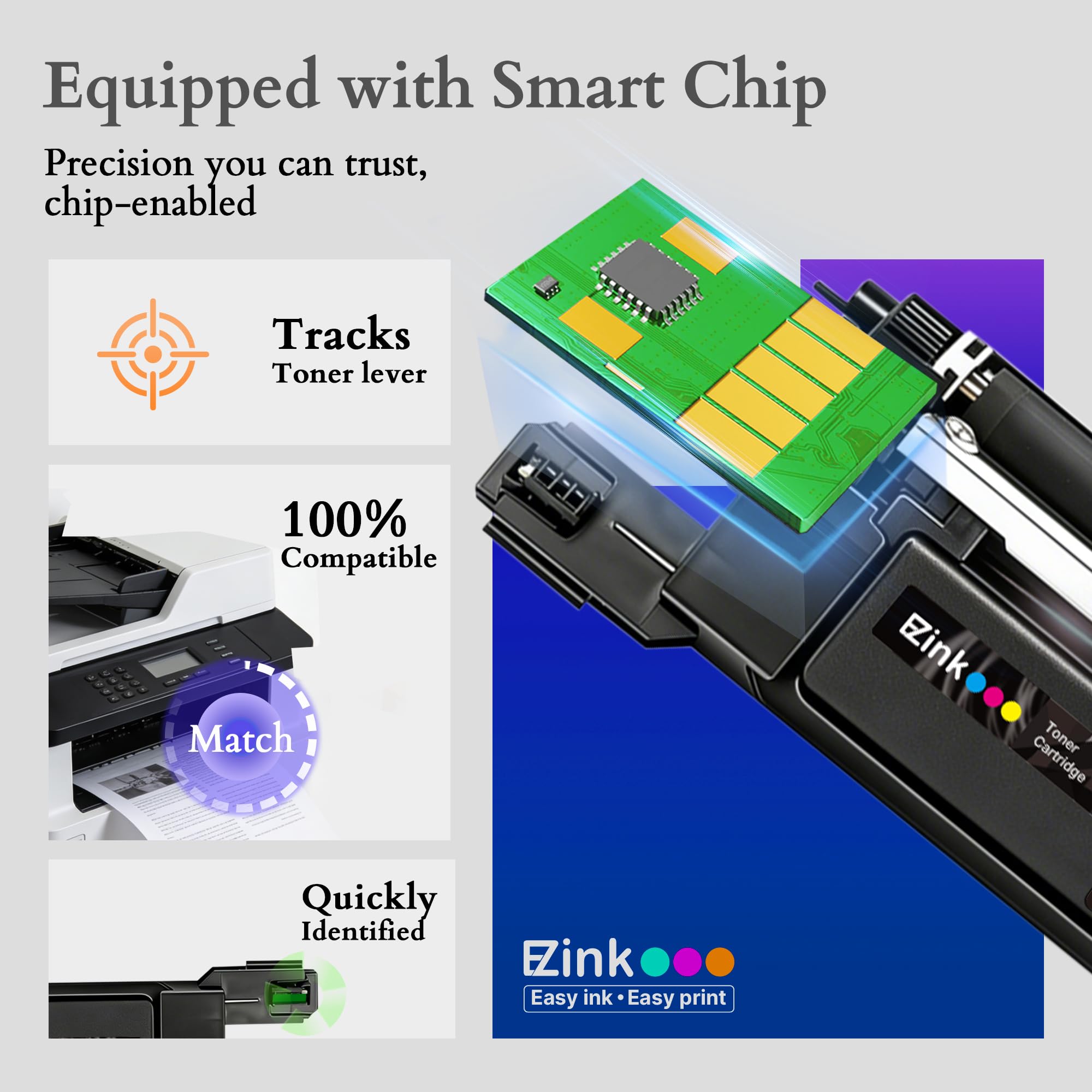 E-Z Ink TN229XL toner powder texture demonstrating smooth print results
