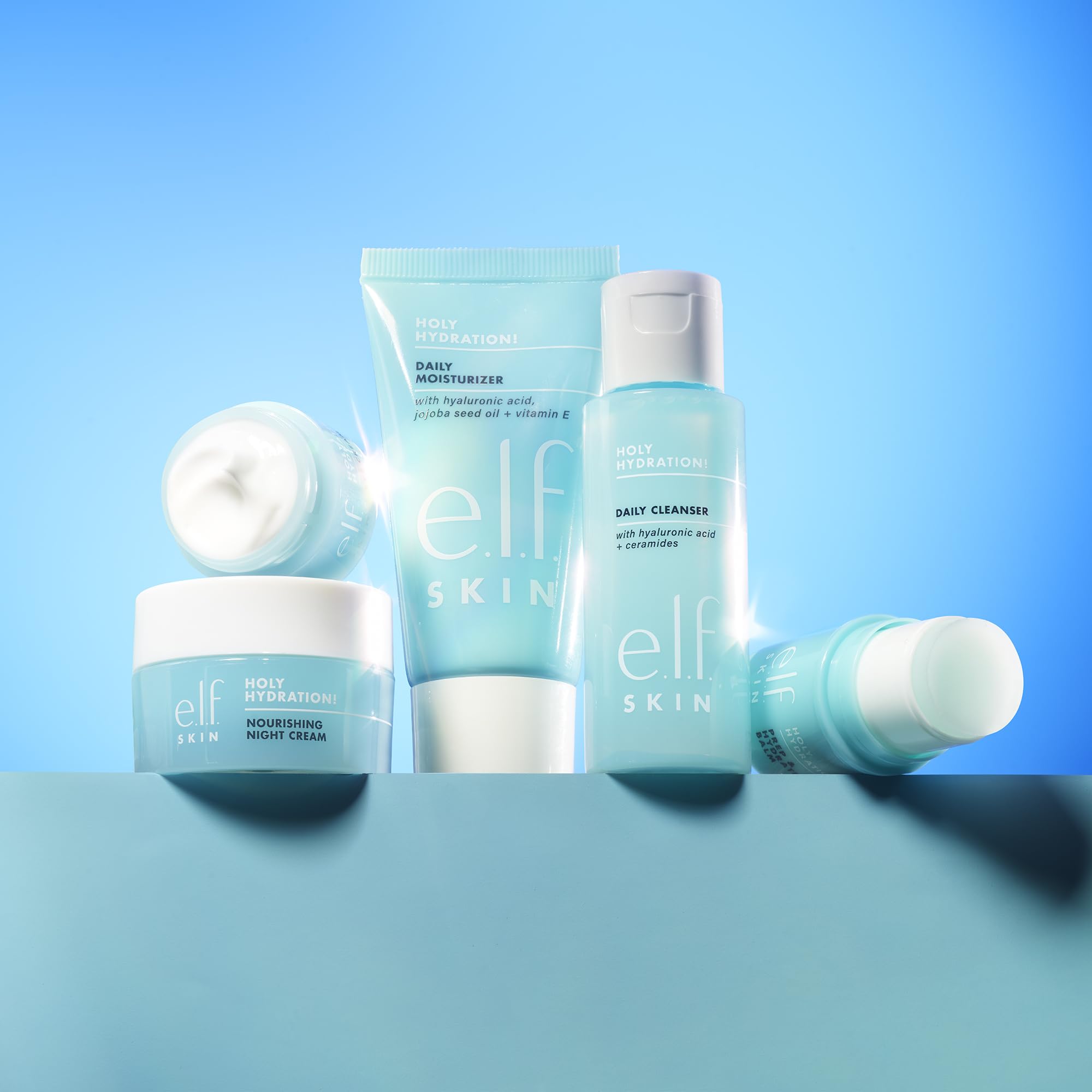e.l.f. cleanser texture close-up highlighting gentle citric-acid exfoliating benefit