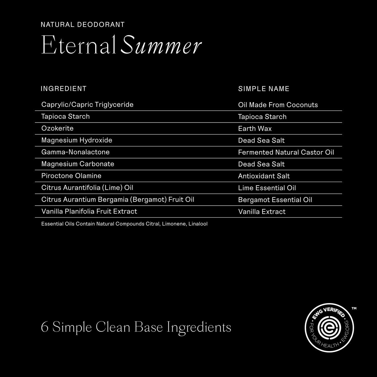 Each & Every ingredient composition view highlighting natural components