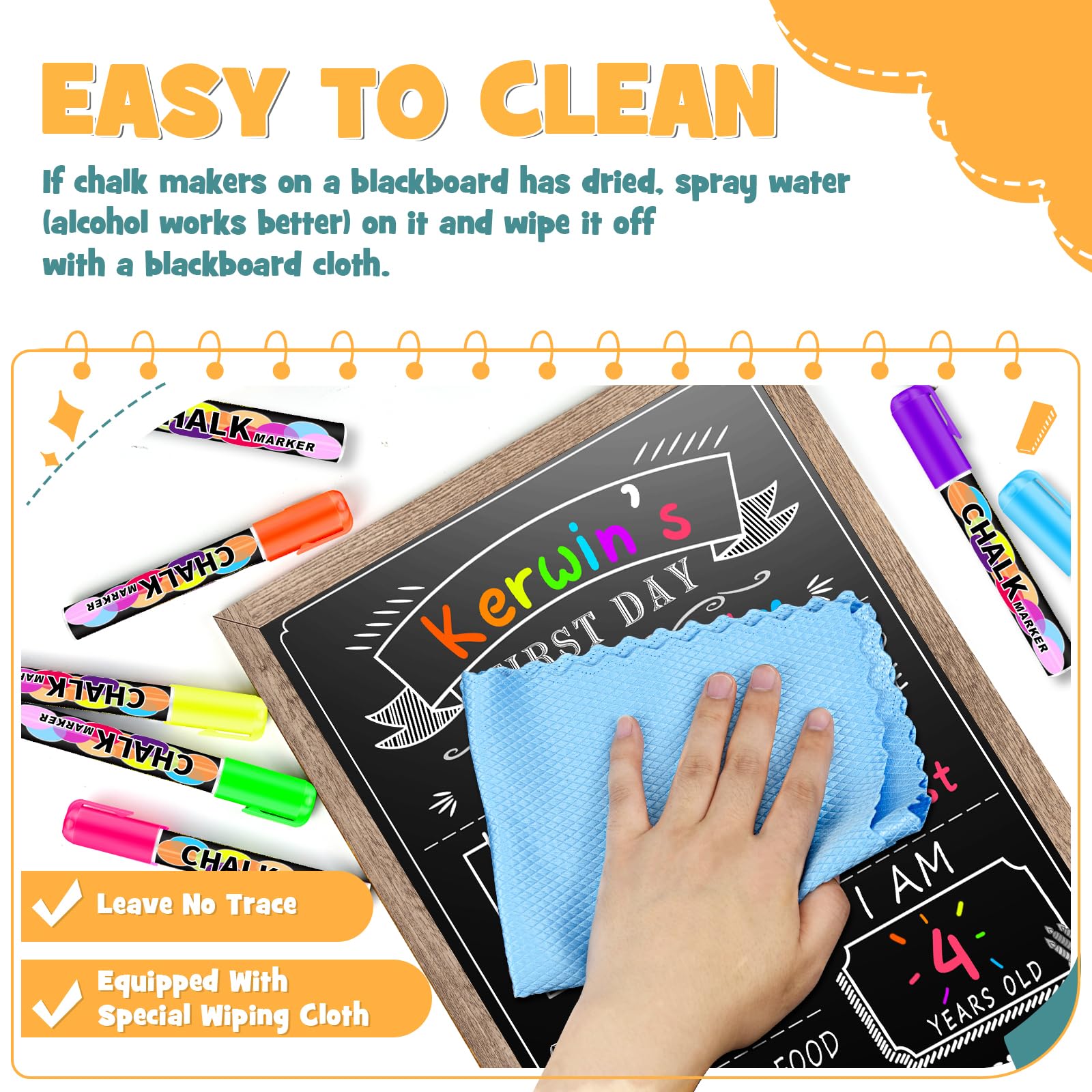EAONE board next to adult hand to show 12x16 inch size and portability