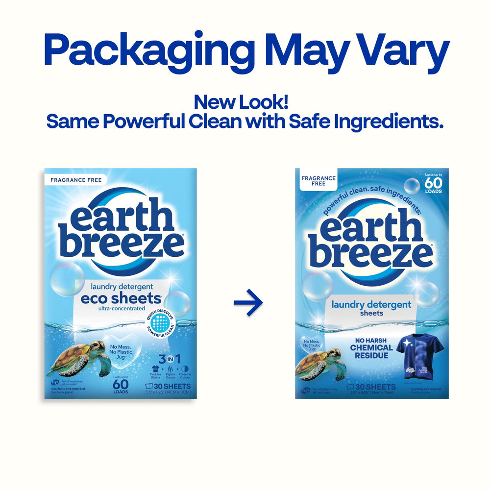 Earth Breeze sheet close-up texture illustrating easy handling and dissolvability