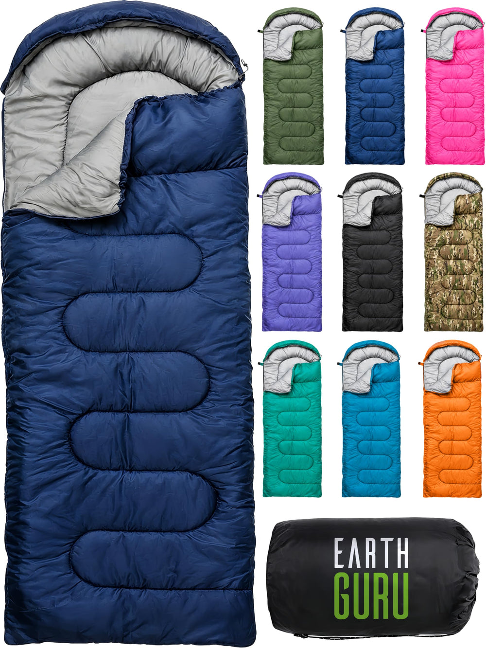 Earth Guru front packaging showing product and size, durable and compact