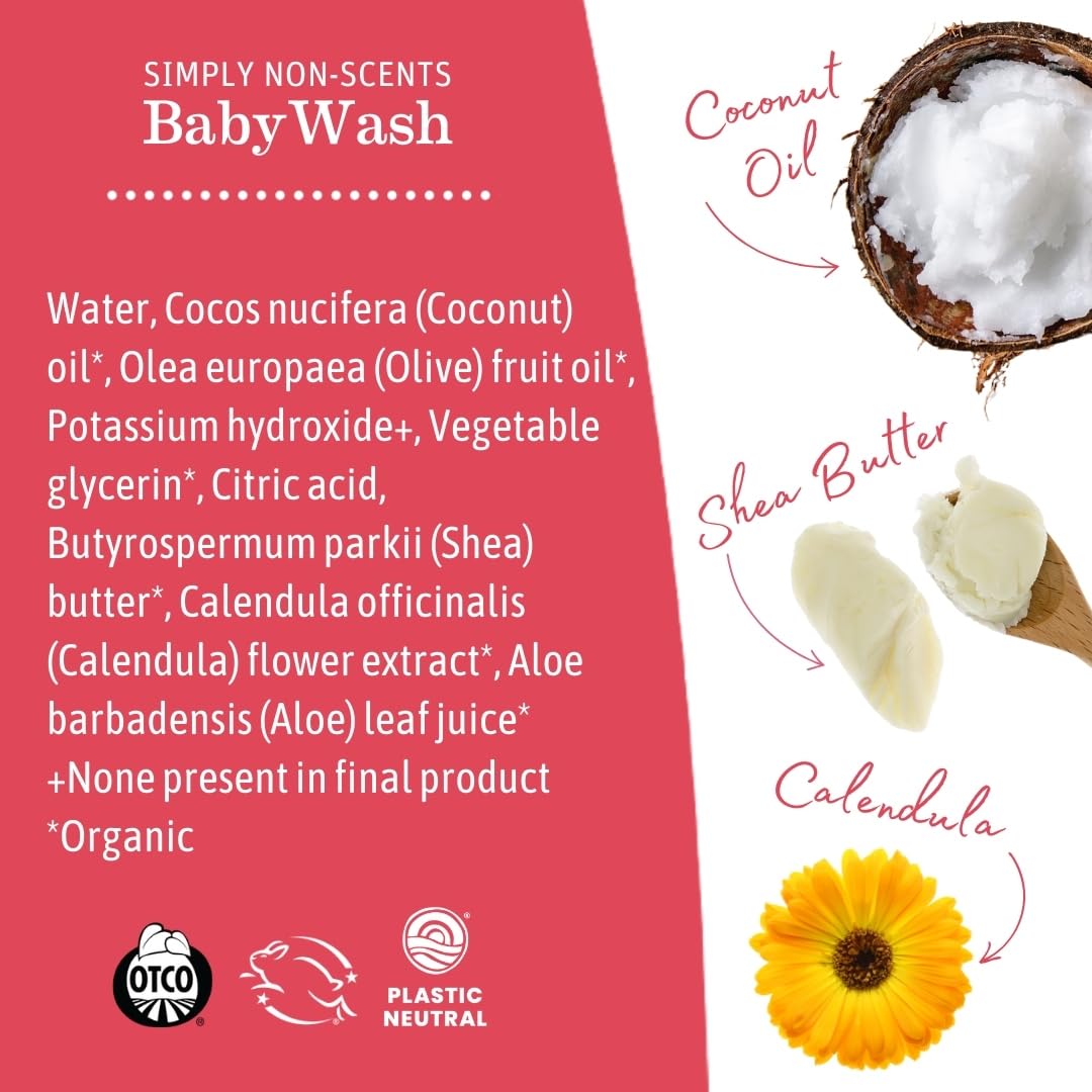 Earth Mama baby bath in use with caregiver illustrating mild cleansing benefit