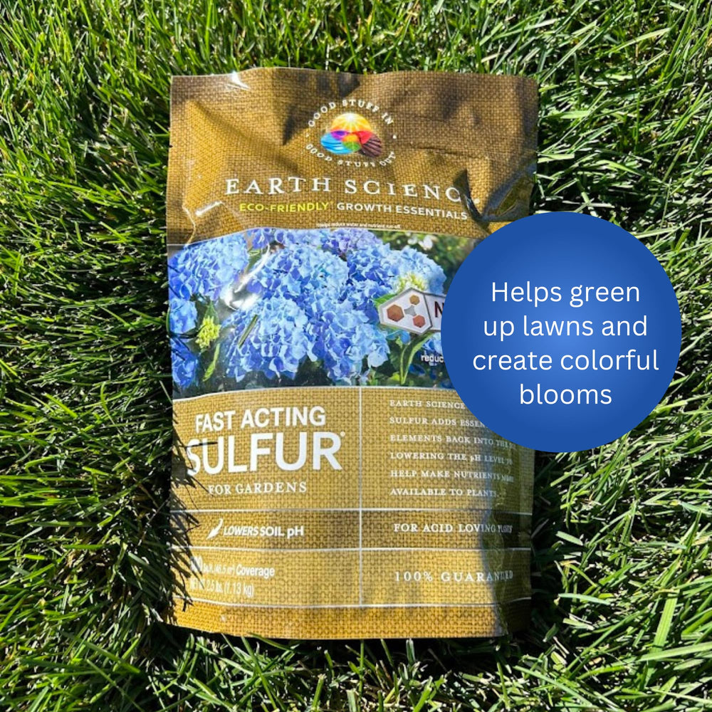 Earth Science Nutri-Bond label detail illustrating reduced runoff and better retention