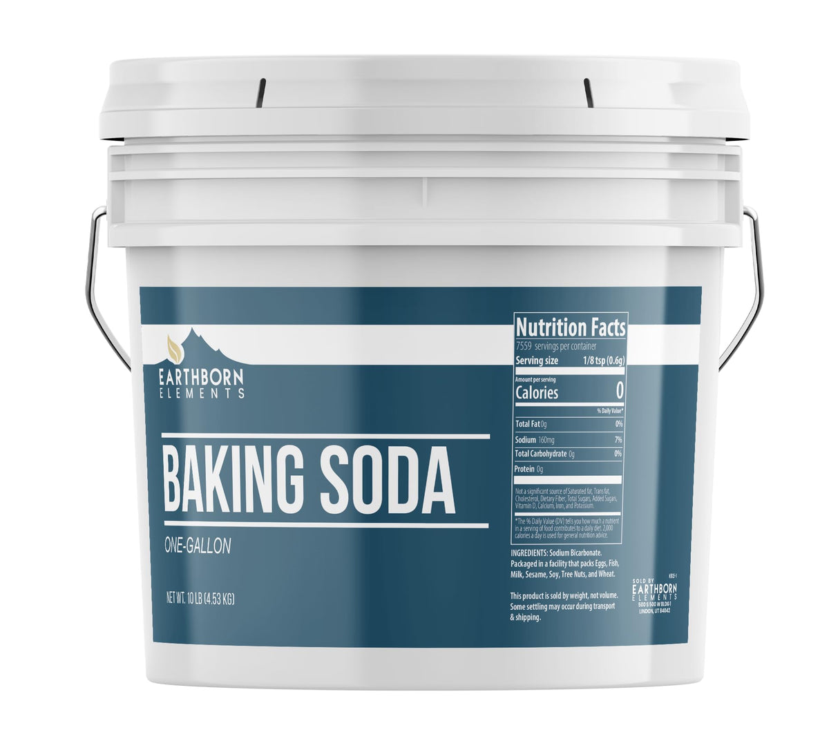 Earthborn Elements front packaging showing 10 lb resealable container and clear label benefits